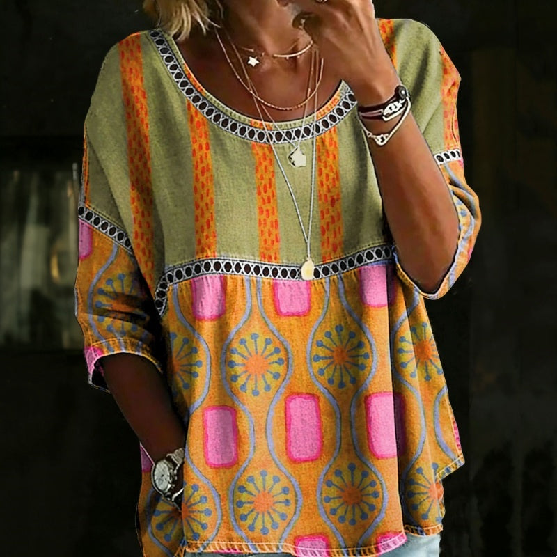 Blythea™ Vintage Loose Casual and Comfortable Blouse