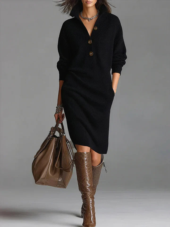 Velmira™ Casual Elegant Knit Dress Easy to Combine