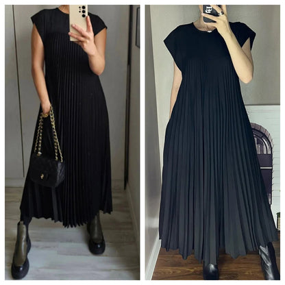 Elara™ Elegant Dress with Fluid Cut and Soft Drop in Modern Style
