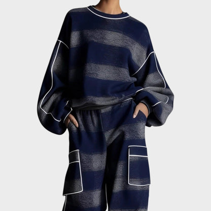 Orlena™ Modern Knit Set with Pants and Women's Sweater