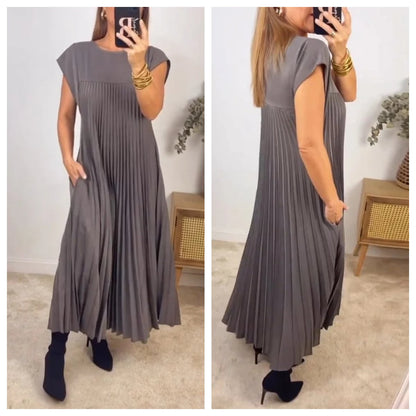 Elara™ Elegant Dress with Fluid Cut and Soft Drop in Modern Style