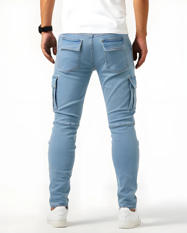 מכנסי מטען Calviero™ Dynamic Fit בצבע נייבי