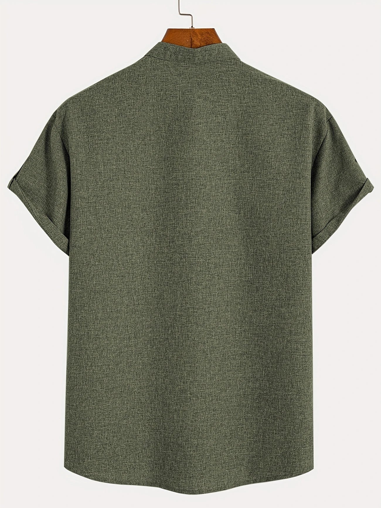 Hayes™ Elegant Short-Sleeve High-Collar Shirt