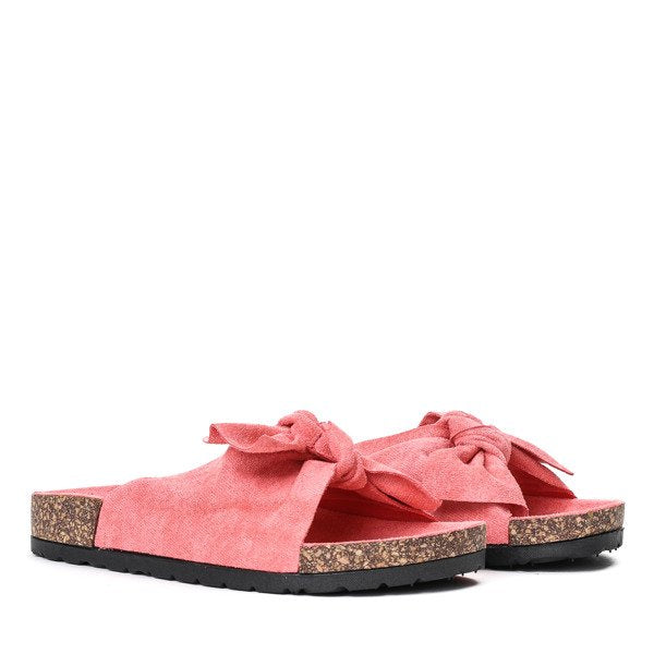 Isla™ Pink Flip Flops for Women with Bow and Summer Style
