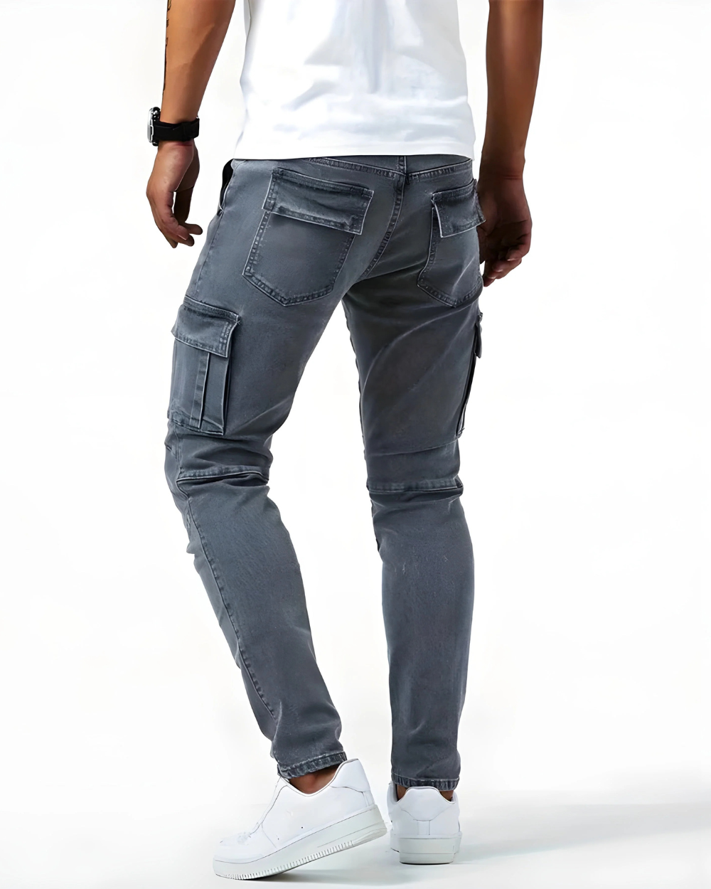 מכנסי מטען Calviero™ Dynamic Fit בצבע נייבי