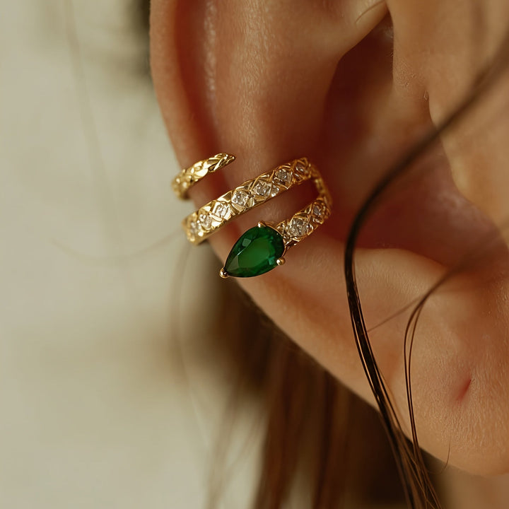 עגיל קאף לנשים Seren™ Snake Charm