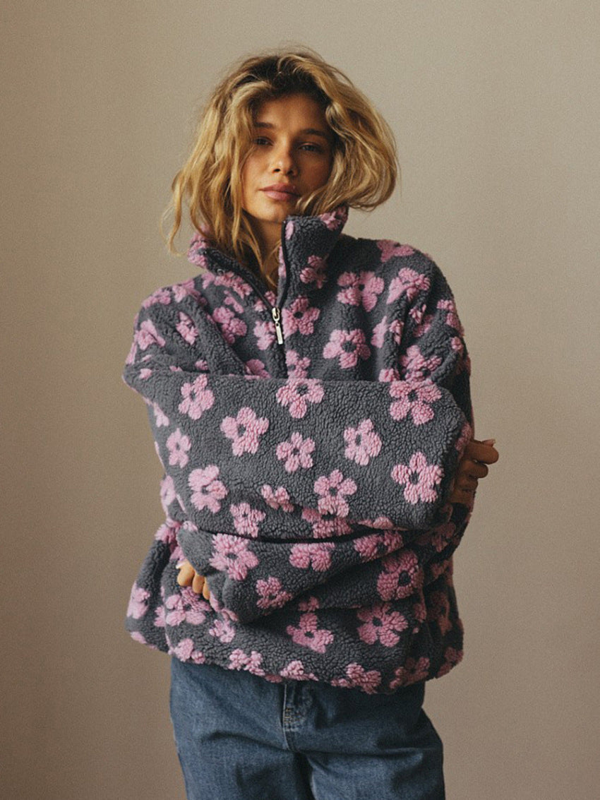 Fiorenne™ Polar Sweatshirt Flower Power