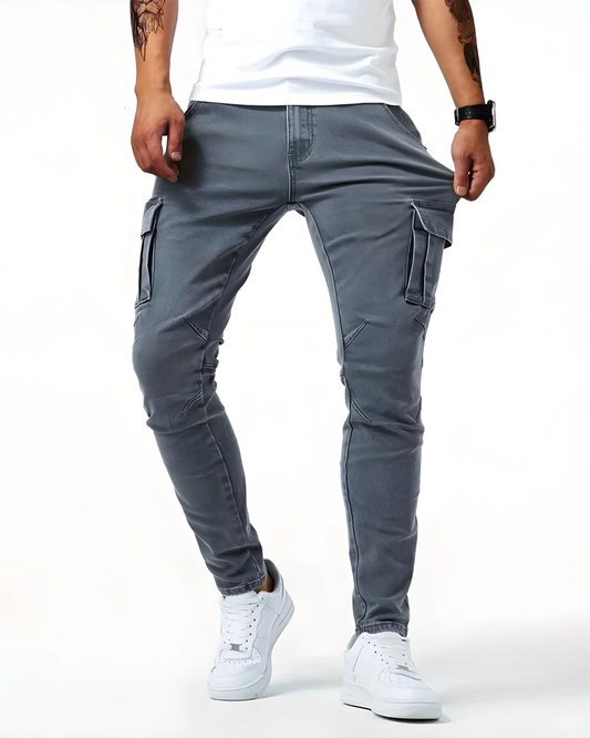 Calviero™ Dynamic Fit Navy Cargo Pants
