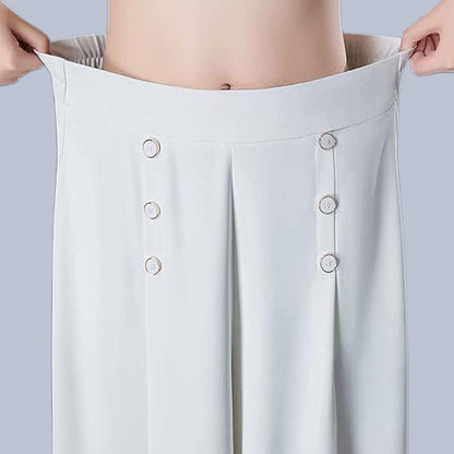 Nell™ Elegant Pleated Wide Leg Pants