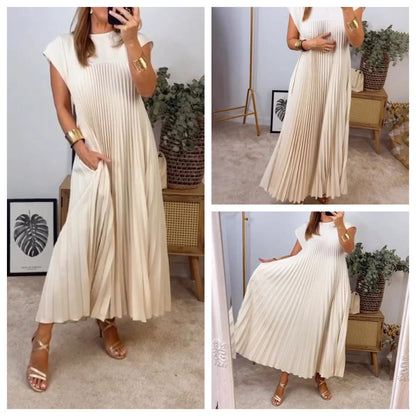 Elara™ Elegant Dress with Fluid Cut and Soft Drop in Modern Style
