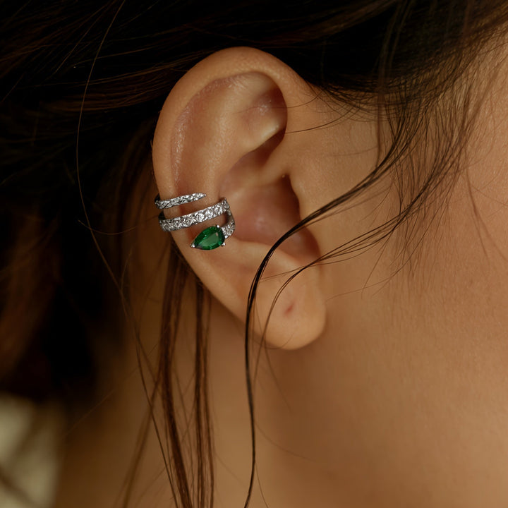 עגיל קאף לנשים Seren™ Snake Charm