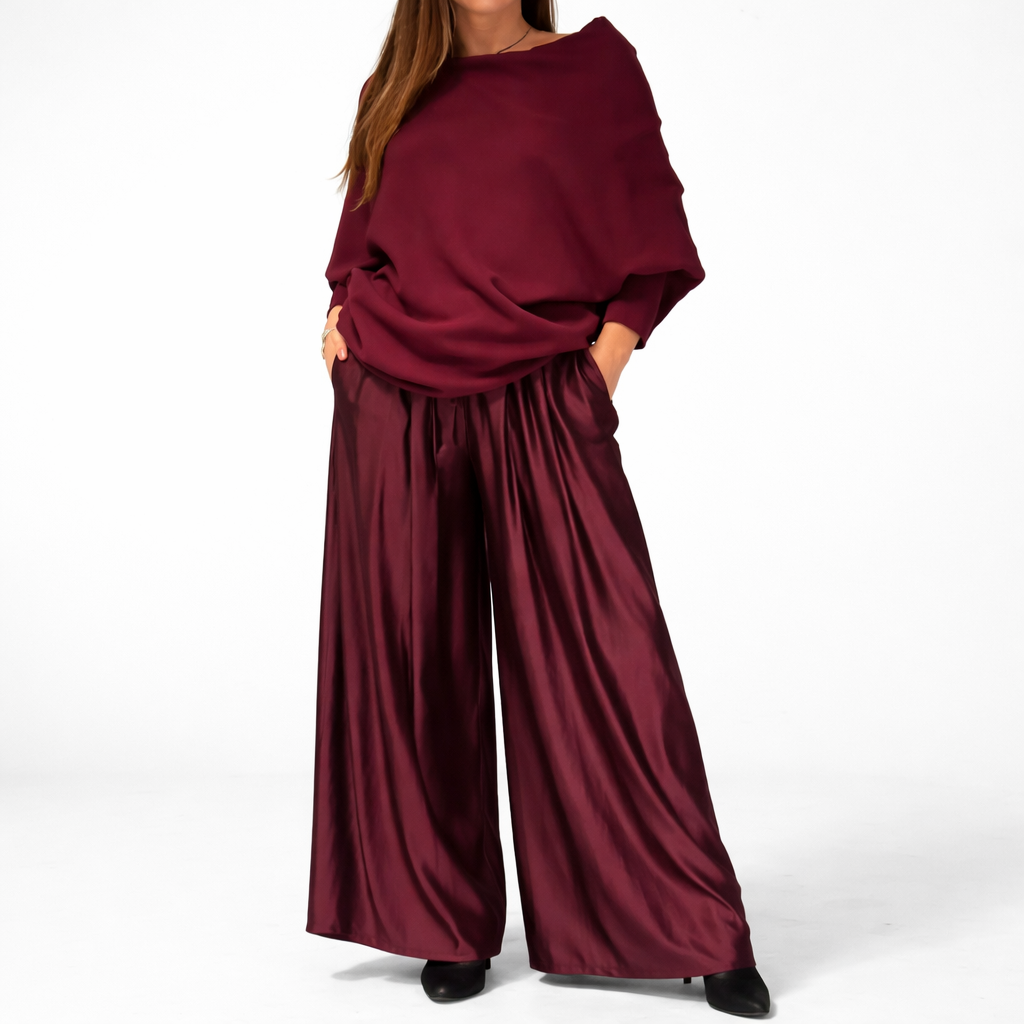 Cavélinea™ Sophisticated Women's Set with Off-Shoulder Design