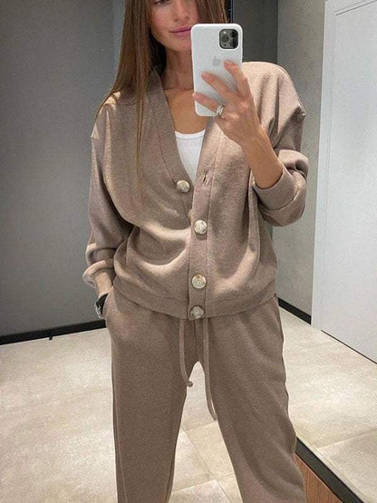 Oristine™ Knit Set with Cardigan and Giulia Pants