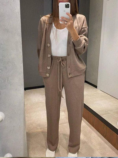Oristine™ Knit Set with Cardigan and Giulia Pants