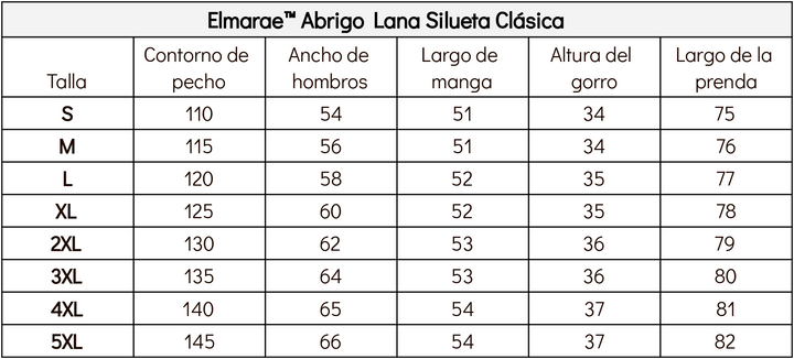 מעיל צמר Elmarae™ Classic Silhouette