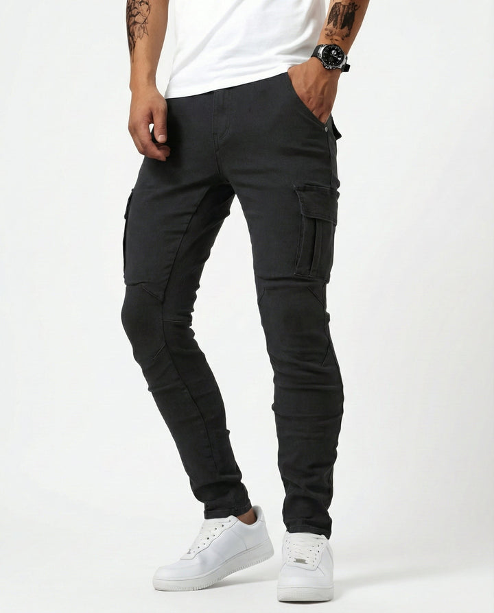 מכנסי מטען Calviero™ Dynamic Fit בצבע נייבי