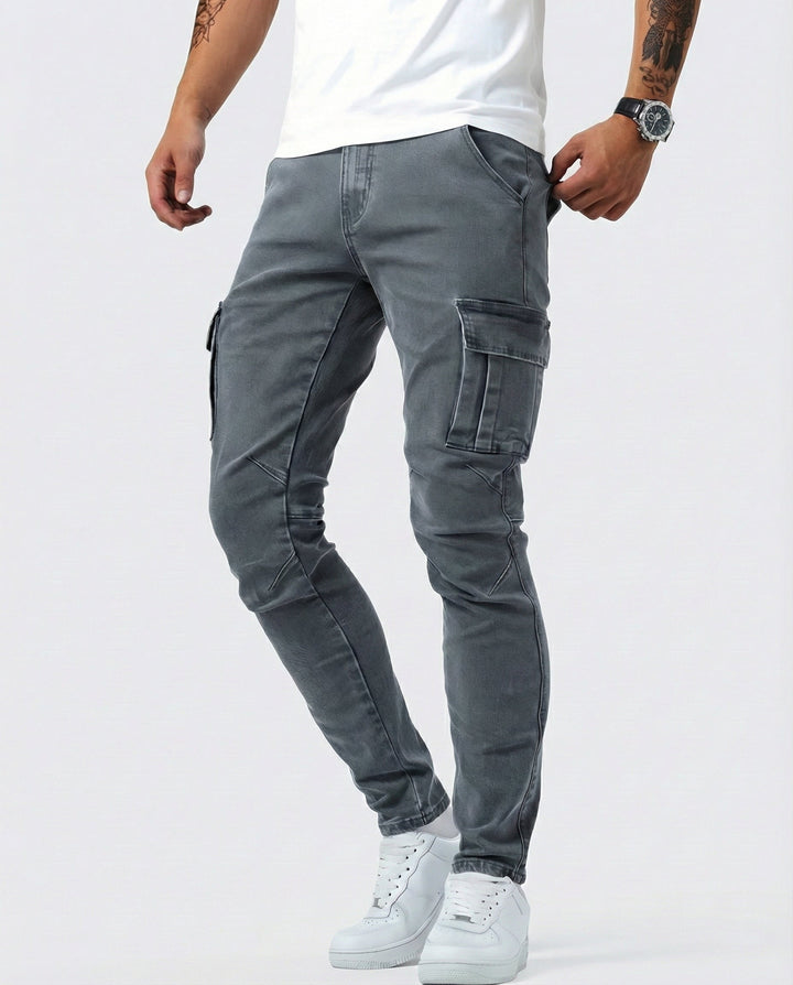מכנסי מטען Calviero™ Dynamic Fit בצבע נייבי