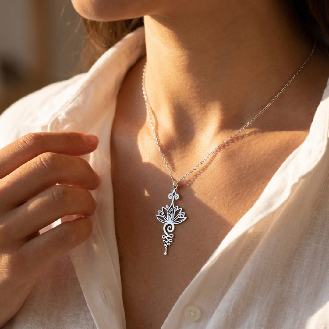 Posira™ Lotus Unalome Pendulum