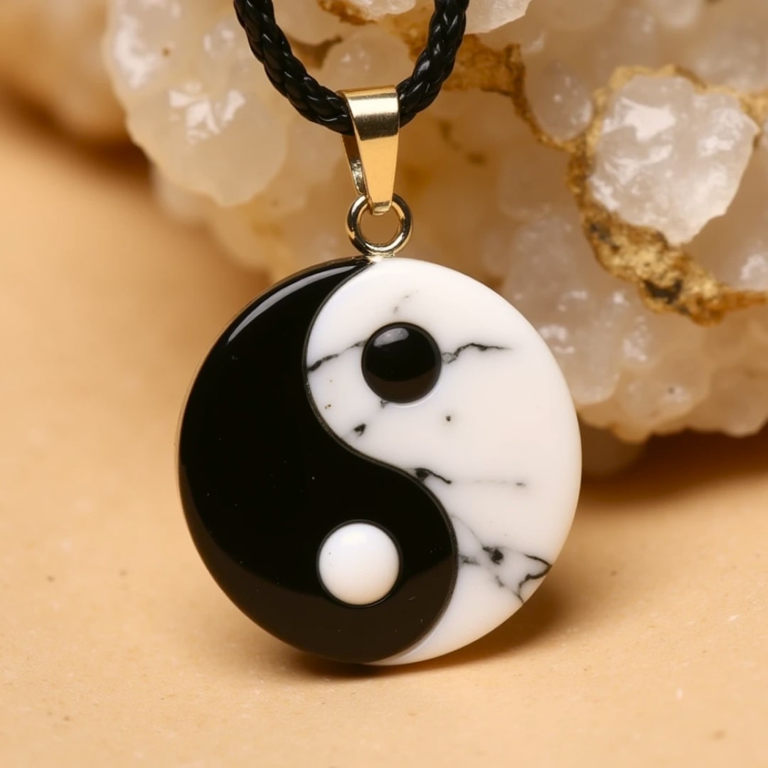 Lumay™ Dual Natural Yin-Yang Pendant