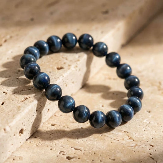 Corin™ Guardian Angel Bracelet with Protective Hawk Eye Stone