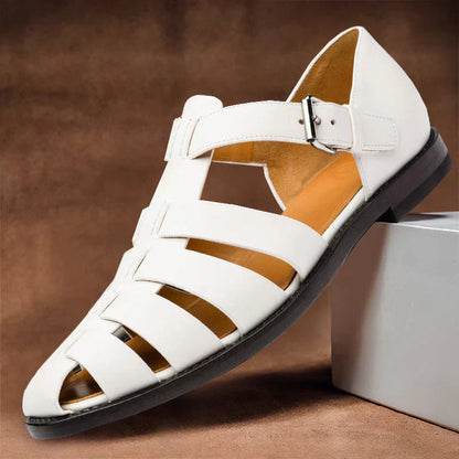 Renzaro™ Leather Sandals