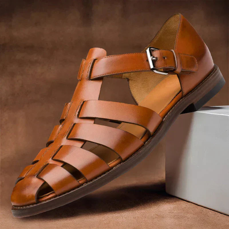 Renzaro™ Leather Sandals