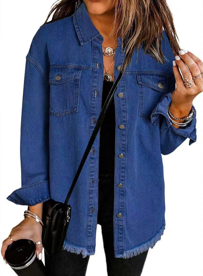 Sorellea™ Classic Denim Jacket for Women - Daily Use