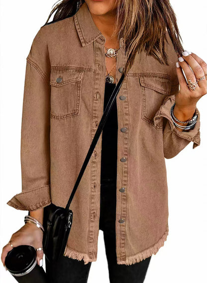 Sorellea™ Classic Denim Jacket for Women - Daily Use