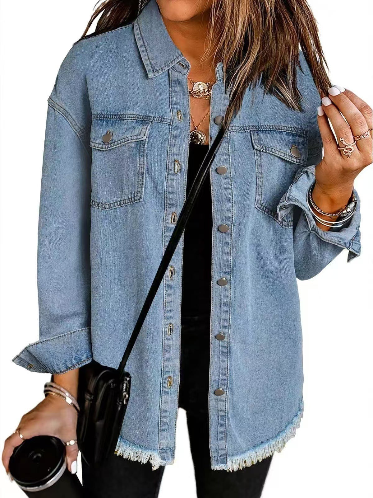 Sorellea™ Classic Denim Jacket for Women - Daily Use