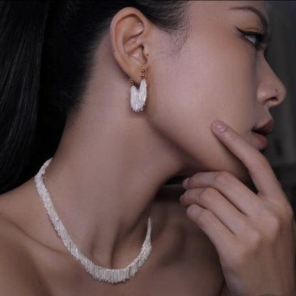 Ursa™ Earrings, Necklace, Bracelet with Cascade Tassels