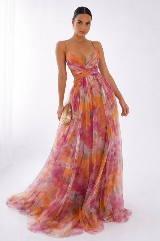 Orelavine™ Maxi Dress Charming Floral Elegant Style