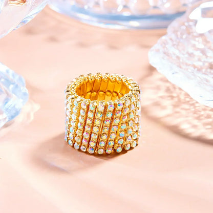 Carys™ Ring and Bracelet Set in Elegant Gold Finish