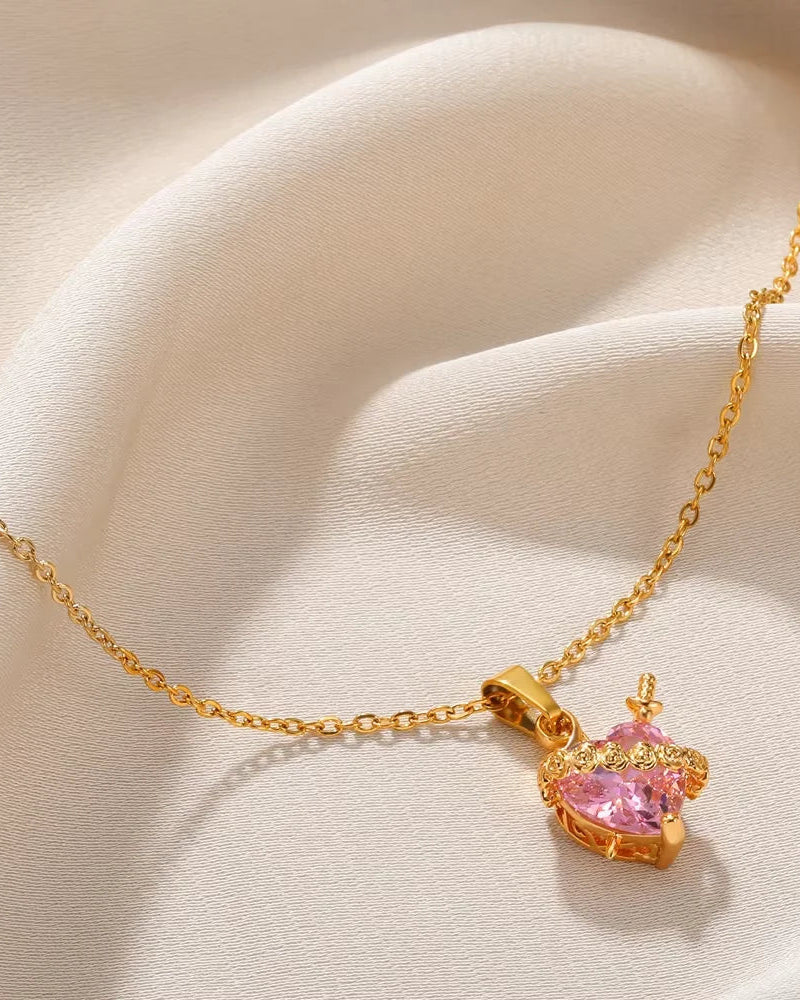 Pippa™ Immaculate Heart of Mary Necklace (Gold Plated)