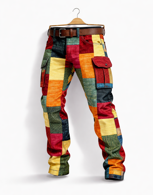 Salvero™ Urban Patchwork Cargo Pants