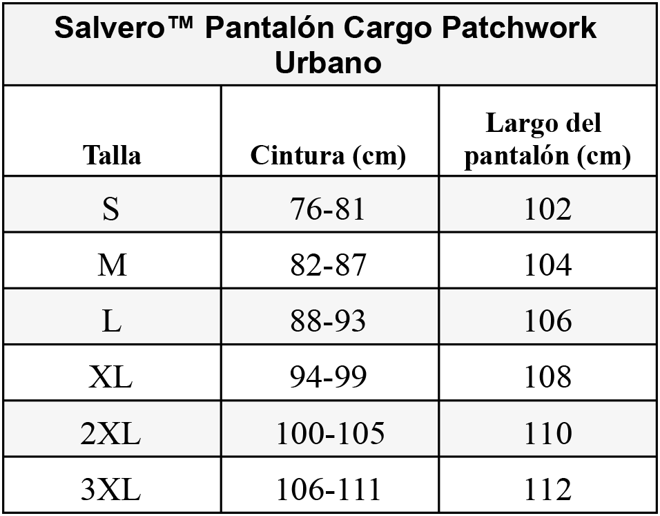מכנסי מטען אורבניים Salvero™ Urban Patchwork