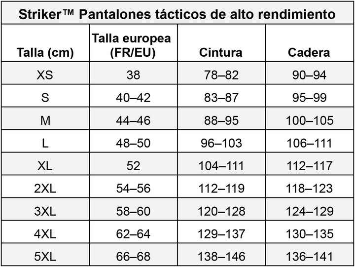 מכנסיים טקטיים בעלי ביצועים גבוהים Striker™