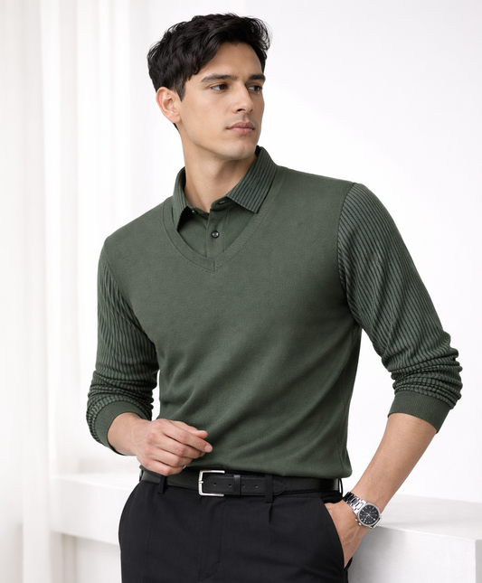 Vernaro™ Comfortable Fit Cotton Shirt