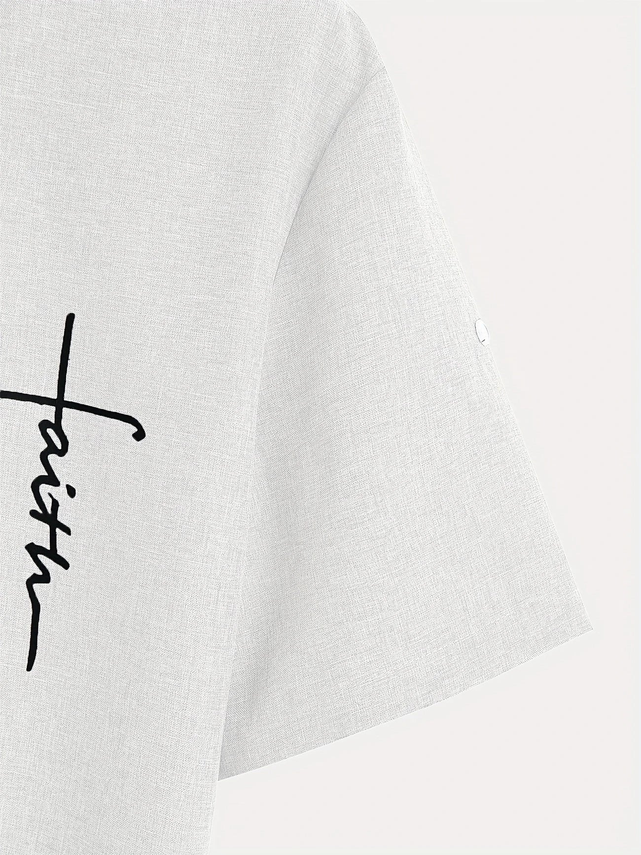 Hayes™ Elegant Short-Sleeve High-Collar Shirt