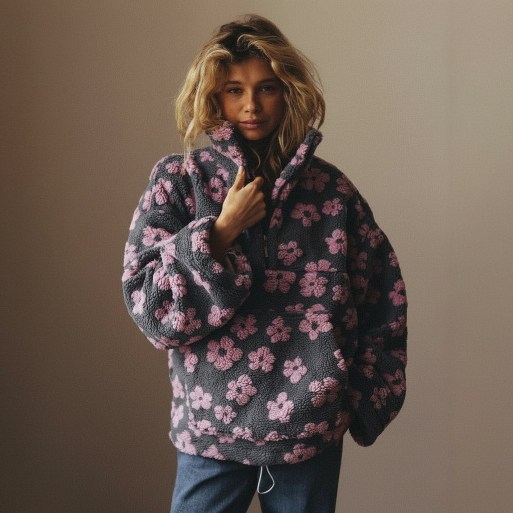 Fiorenne™ Polar Sweatshirt Flower Power