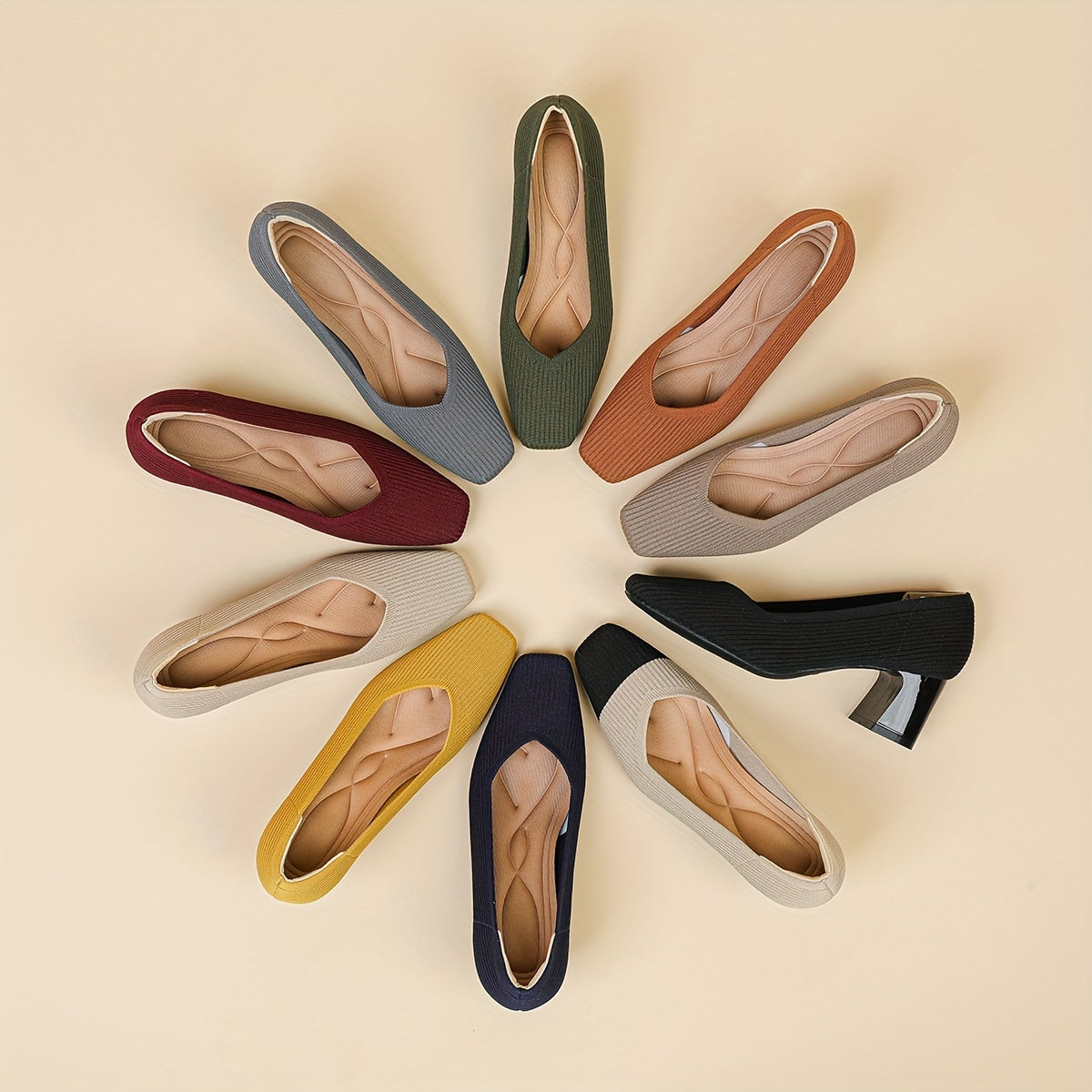 Yvaine™ Comfortable Heels with Stable Support for a Pain-Free Fit