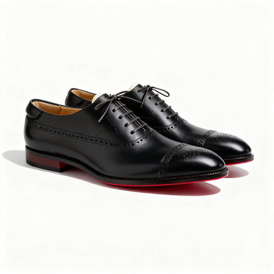 Valcero™ Classic Oxford Brogue Shoe in Leather