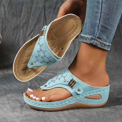 Navy™ Comfortable Heeled Sandals with Support
