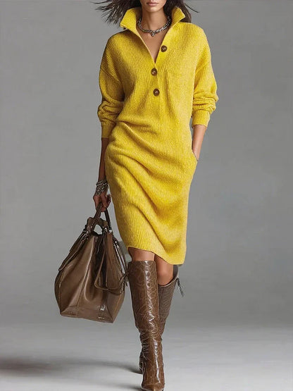 Velmira™ Casual Elegant Knit Dress Easy to Combine