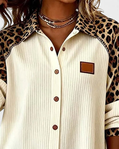 Serenova™ Relaxed Blouse with Contrasting Details