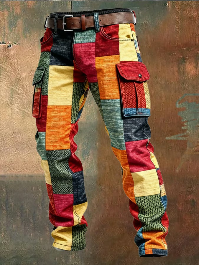 מכנסי מטען אורבניים Salvero™ Urban Patchwork