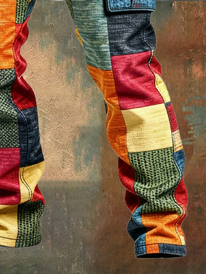 מכנסי מטען אורבניים Salvero™ Urban Patchwork