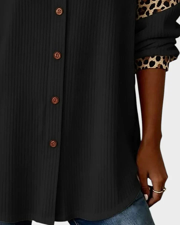 Serenova™ Relaxed Blouse with Contrasting Details