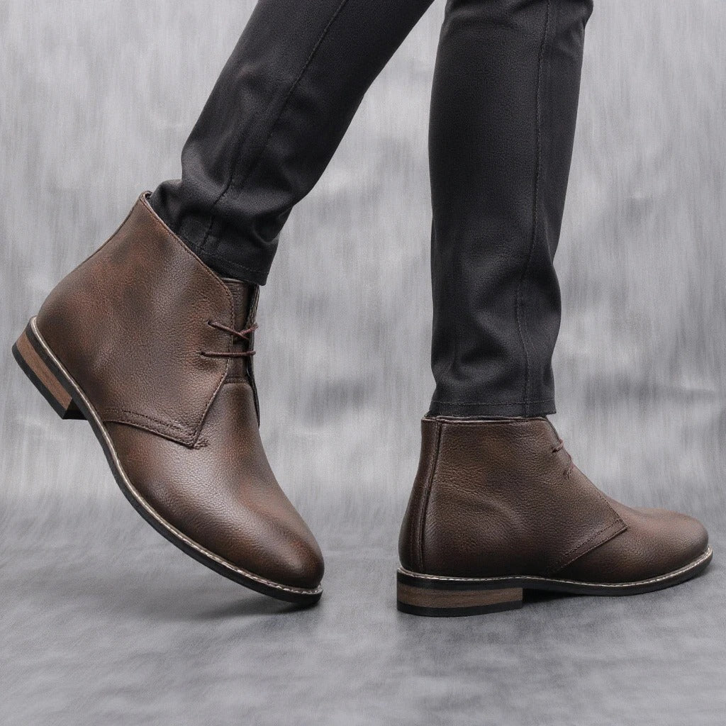 Helvaro™ Men's Leather Boots with Urban Style