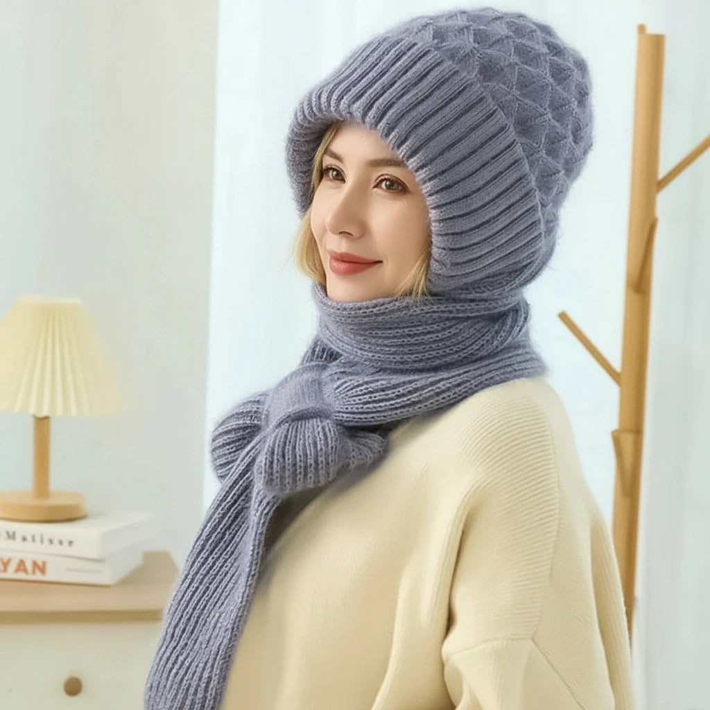Solmira™ Windproof Polar Hat and Scarf