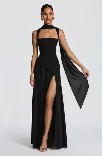 Story™ Long Lacquered Dress